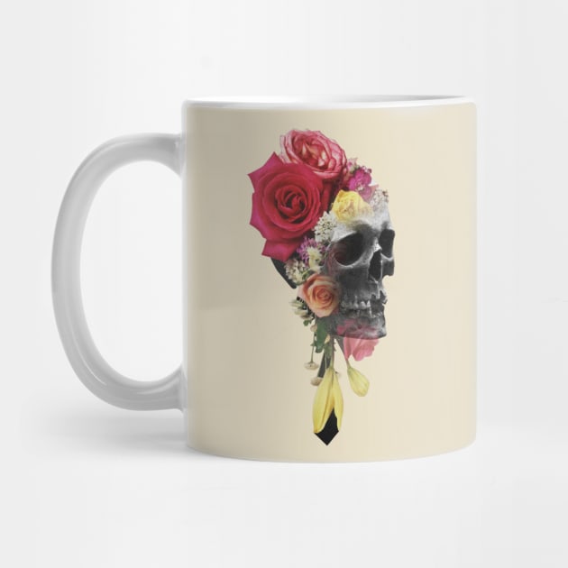 Floral Skull by diardo